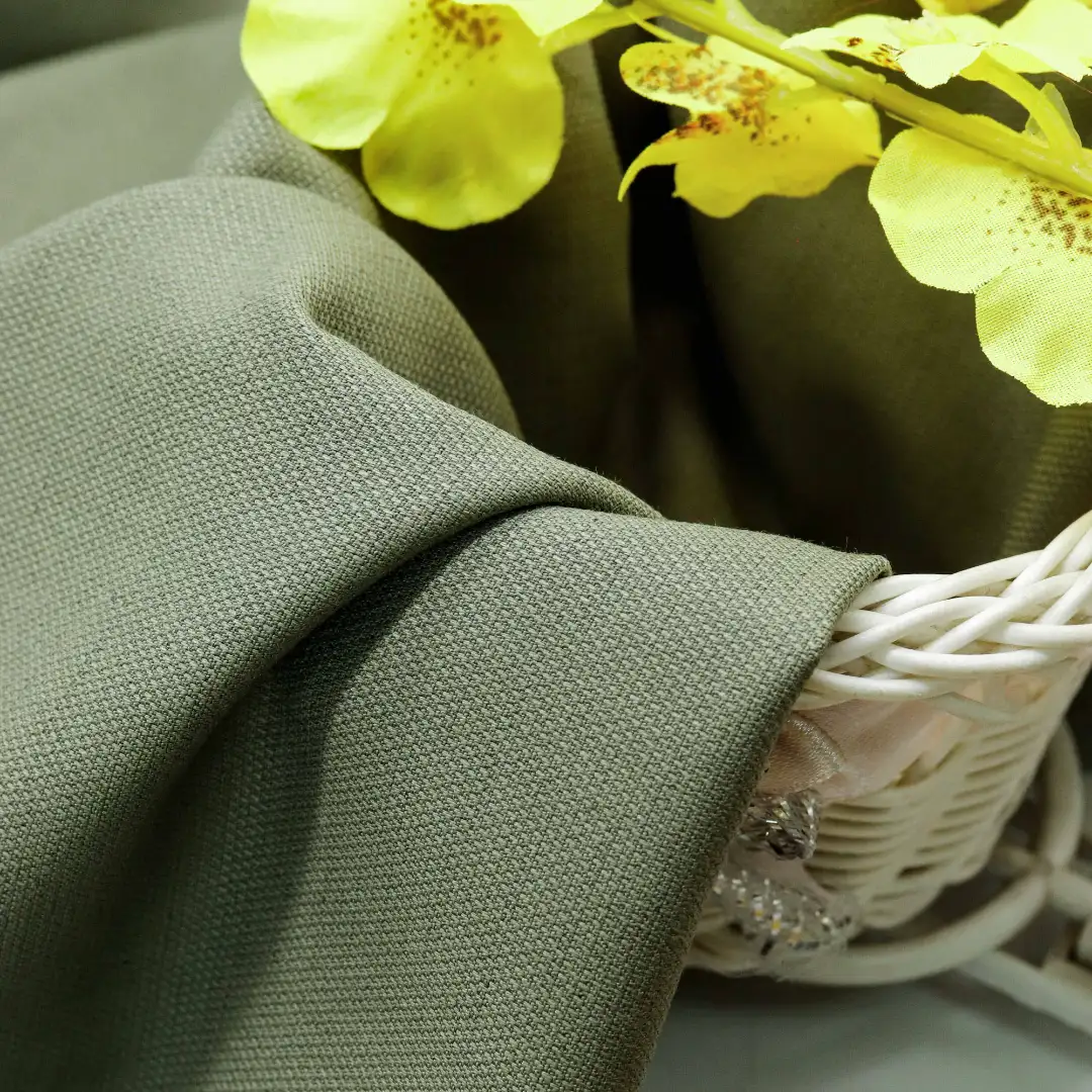 China Fabric for Blazer,Suit Jacquard Woven Blended Fabric Polyester Rayon Wool Tencel Acetate Spandex Army green color buy from China wholesaler bulk order at wholesale price free worldwide shipping Alibaba