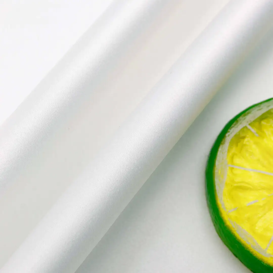 China Fabric for Shirt,Blouse,Pajamas Satin Synthetic Woven Fabric Spandex Polyester white color buy from China wholesaler bulk order at wholesale price free worldwide shipping Alibaba