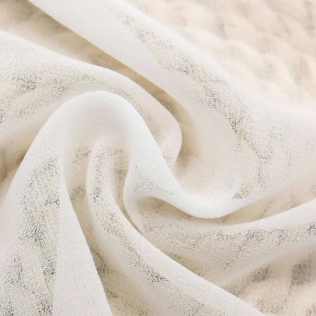 China Fabric for Shirt,Blouse,Skirt Chiffon Synthetic Woven Fabric Polyester Beige color buy from China wholesaler bulk order at wholesale price free worldwide shipping Alibaba