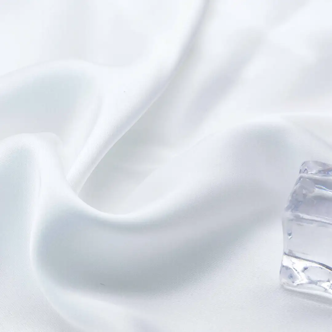 China Fabric for Shirt,Blouse,Skirt Chiffon Synthetic Woven Fabric Polyester Spandex white color buy from China wholesaler bulk order at wholesale price free worldwide shipping Alibaba