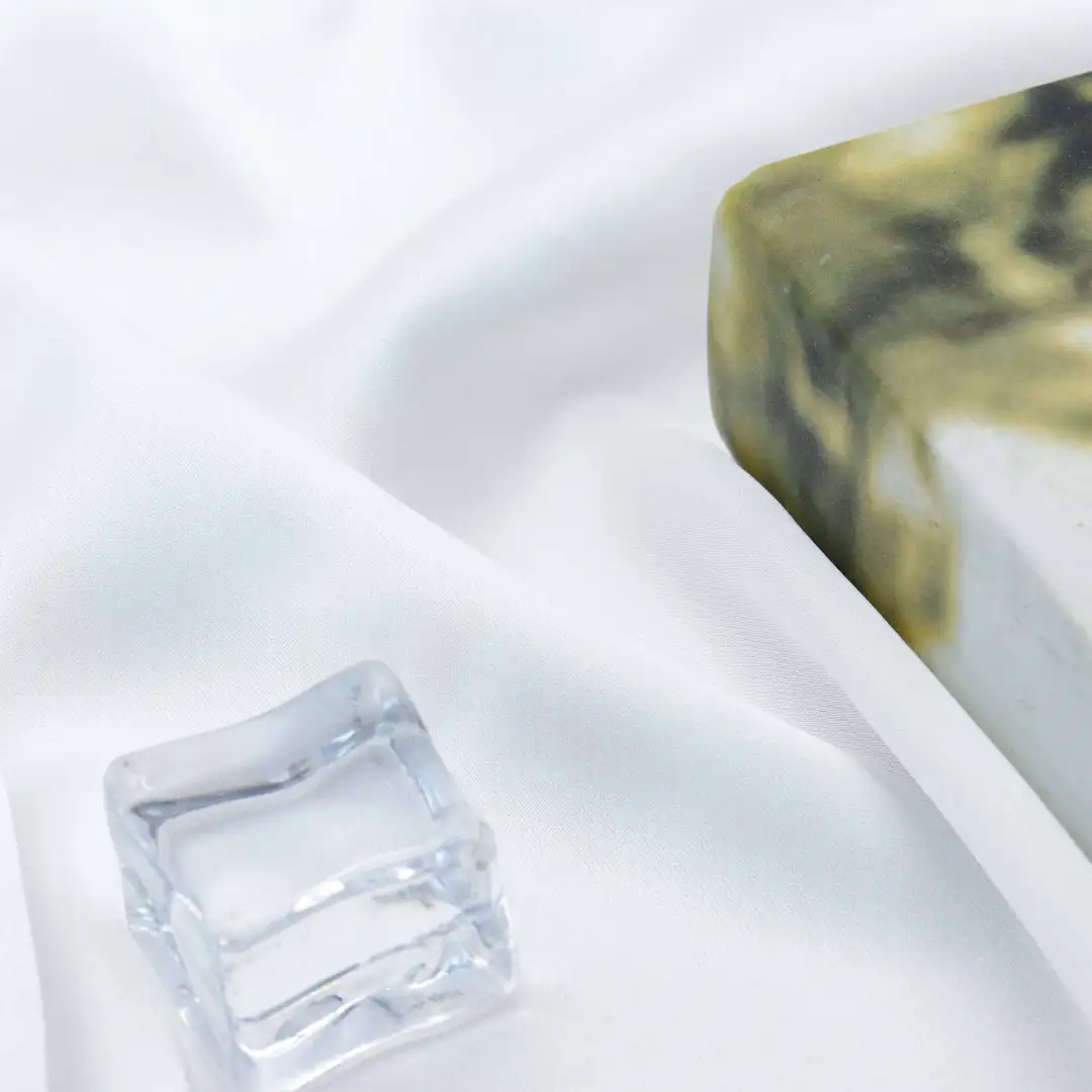 China Fabric for Shirt,Blouse,Skirt Chiffon Synthetic Woven Fabric Polyester Spandex white color buy from China wholesaler bulk order at wholesale price free worldwide shipping Alibaba