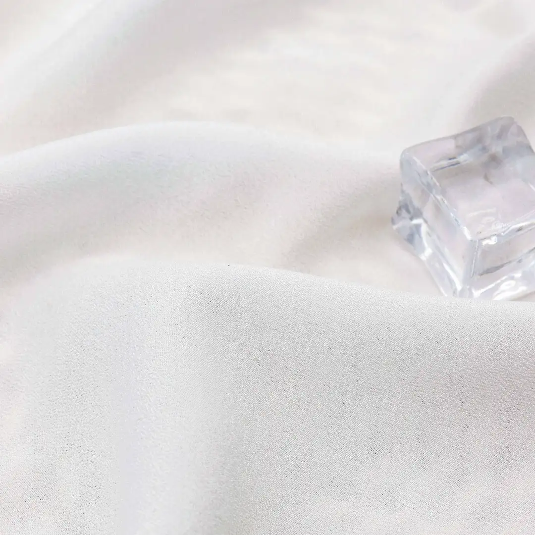 China Fabric for Blouse,Skirt Chiffon Synthetic Woven Fabric Polyester white color buy from China wholesaler bulk order at wholesale price free worldwide shipping Alibaba