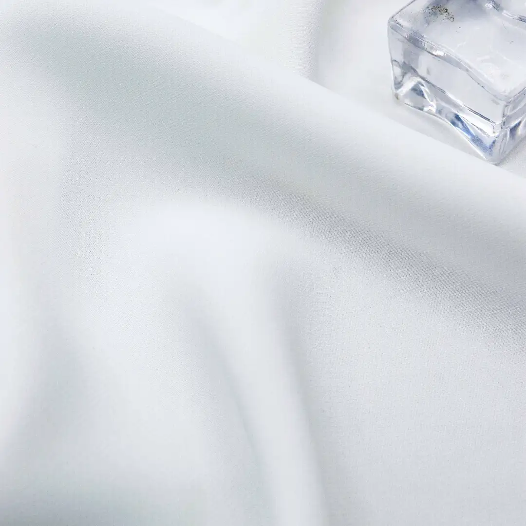 China Fabric for Blouse Chiffon Synthetic Woven Fabric Polyester white color buy from China wholesaler bulk order at wholesale price free worldwide shipping Alibaba