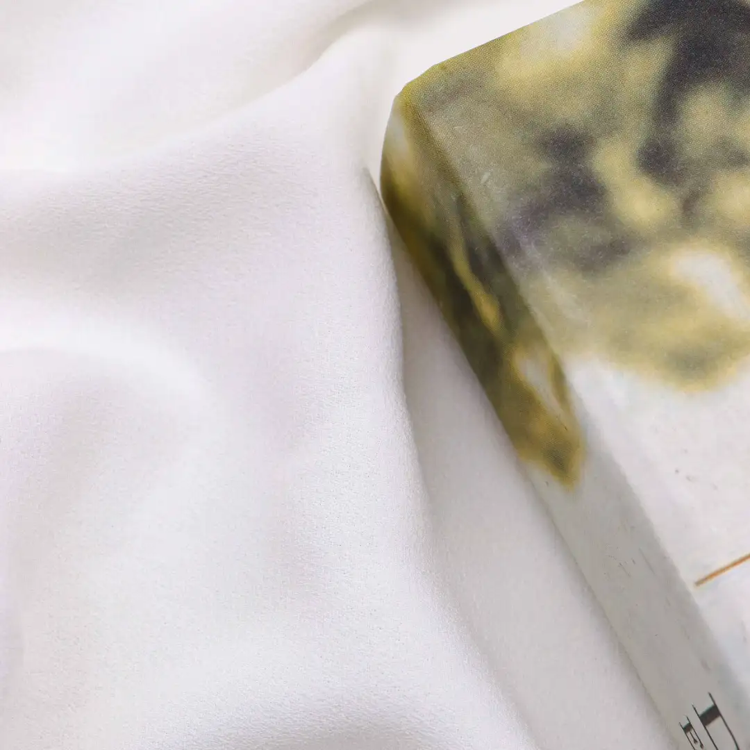 China Fabric for Shirt,Blouse,Skirt Chiffon Synthetic Woven Fabric Polyester white color buy from China wholesaler bulk order at wholesale price free worldwide shipping Alibaba