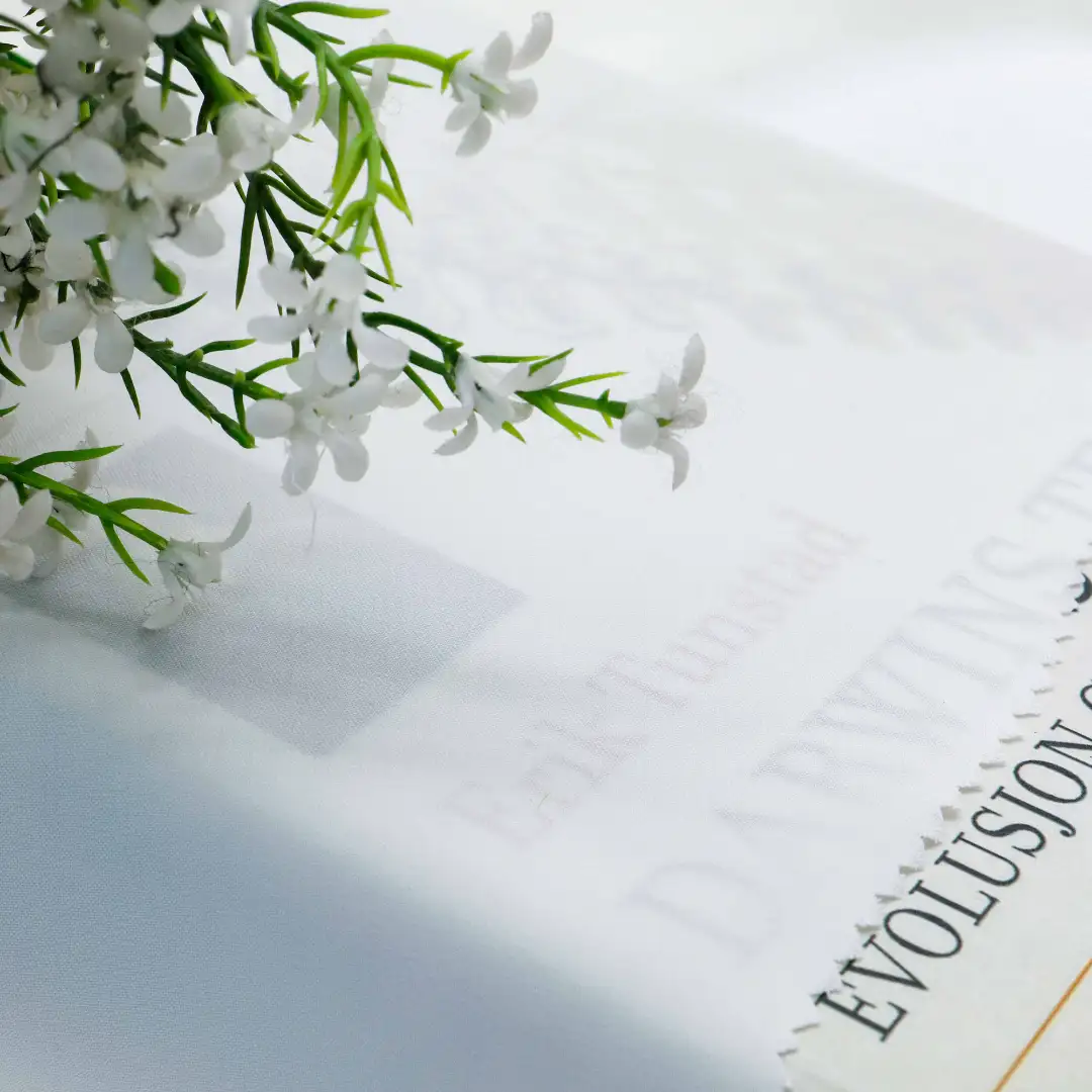 China Fabric for Shirt,Blouse,Skirt Chiffon Synthetic Woven Fabric Polyester Spandex white color buy from China wholesaler bulk order at wholesale price free worldwide shipping Alibaba