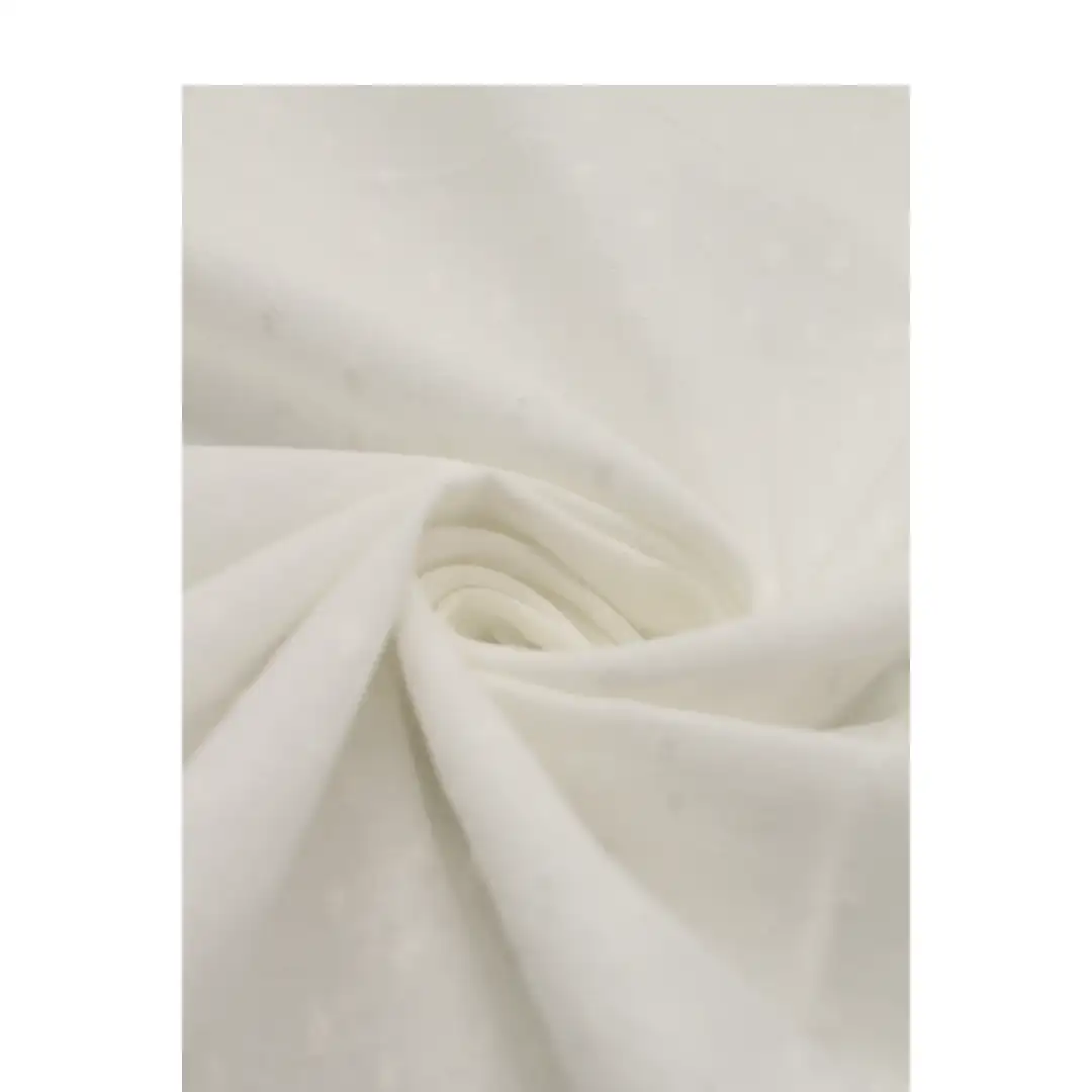 China Fabric for Blouse,Skirt Cotton Dobby Natural Woven Fabric Cotton white color buy from China wholesaler bulk order at wholesale price free worldwide shipping Alibaba