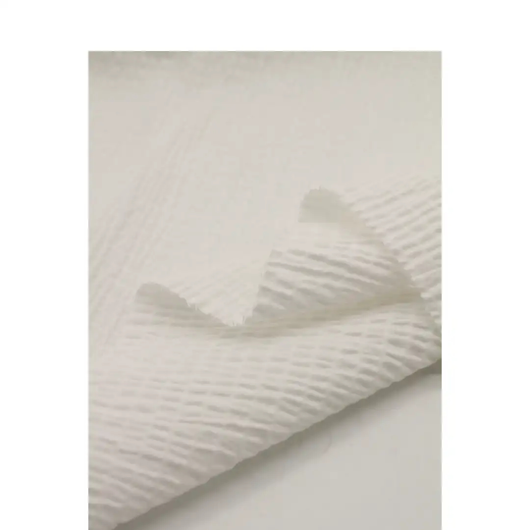 China Fabric for Shirt,Blouse,Crop Top Cotton Dobby Natural Woven Fabric Cotton Spandex white color buy from China wholesaler bulk order at wholesale price free worldwide shipping Alibaba