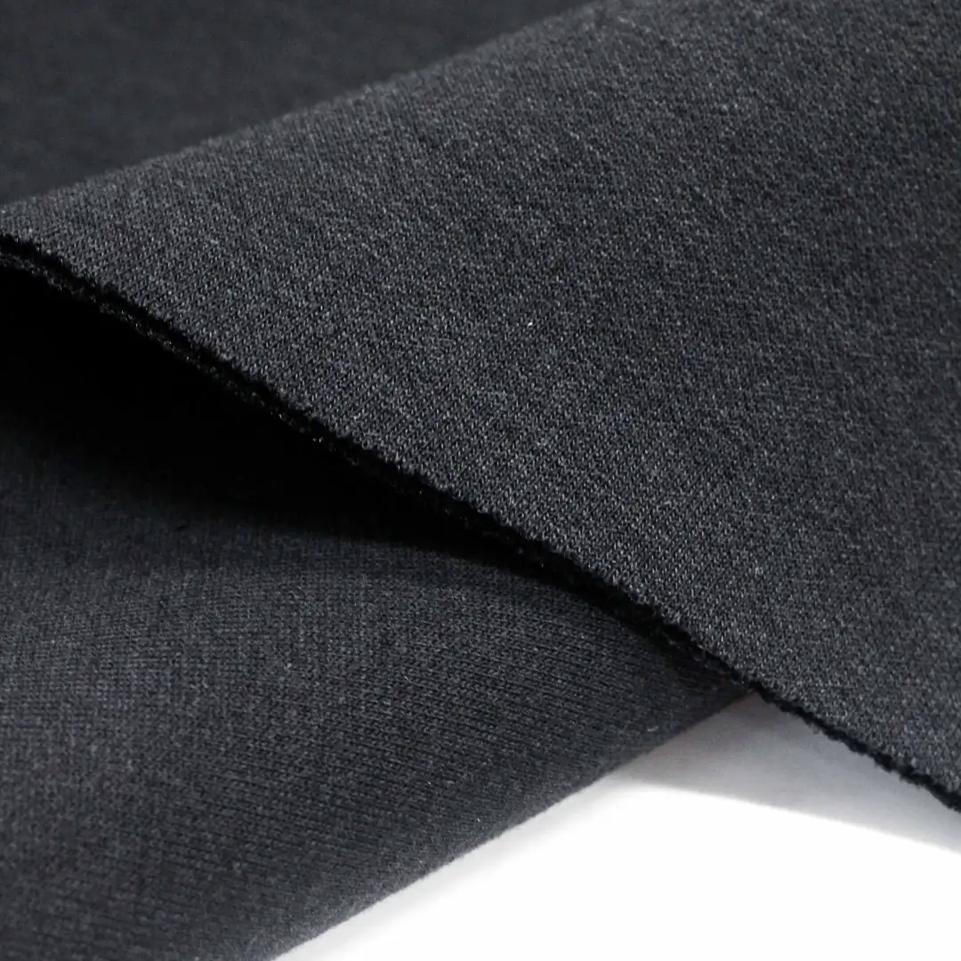 China Fabric for Jackets,Hoodie  ,Sweatshirt Scuba Knit Fabric Polyester Rayon Spandex black color buy from China wholesaler bulk order at wholesale price free worldwide shipping Alibaba