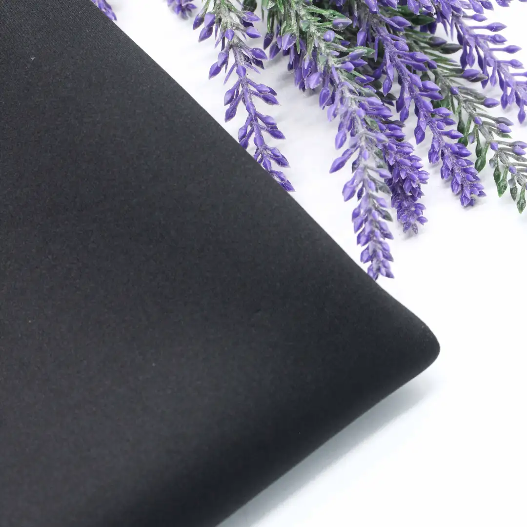 China Fabric for Jackets,Hoodie  ,Sweatshirt Scuba Knit Fabric Polyester Spandex black color buy from China wholesaler bulk order at wholesale price free worldwide shipping Alibaba