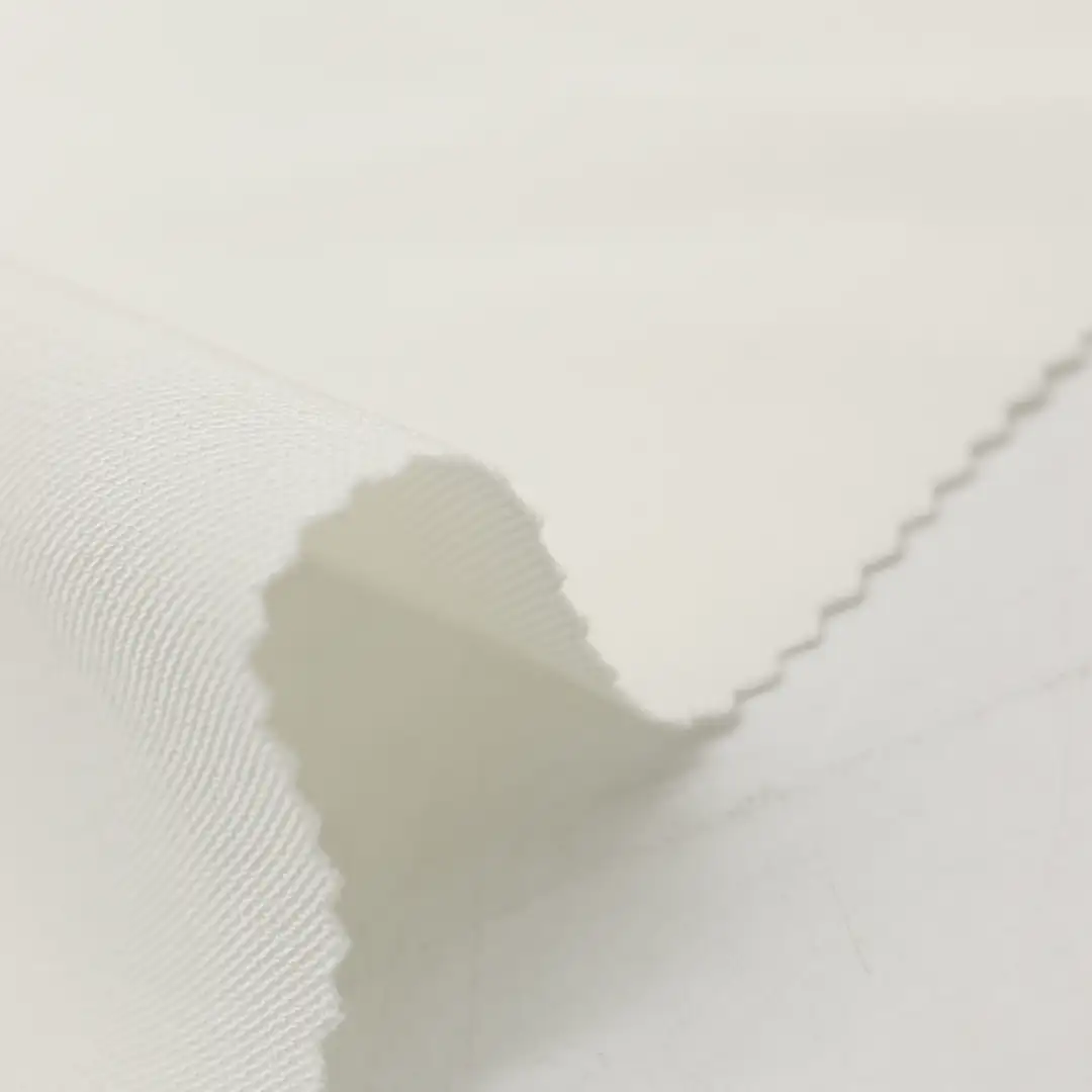 China Fabric for Blazer,Suit,Uniform Twill Synthetic Woven Fabric Polyester Spandex white color buy from China wholesaler bulk order at wholesale price free worldwide shipping Alibaba
