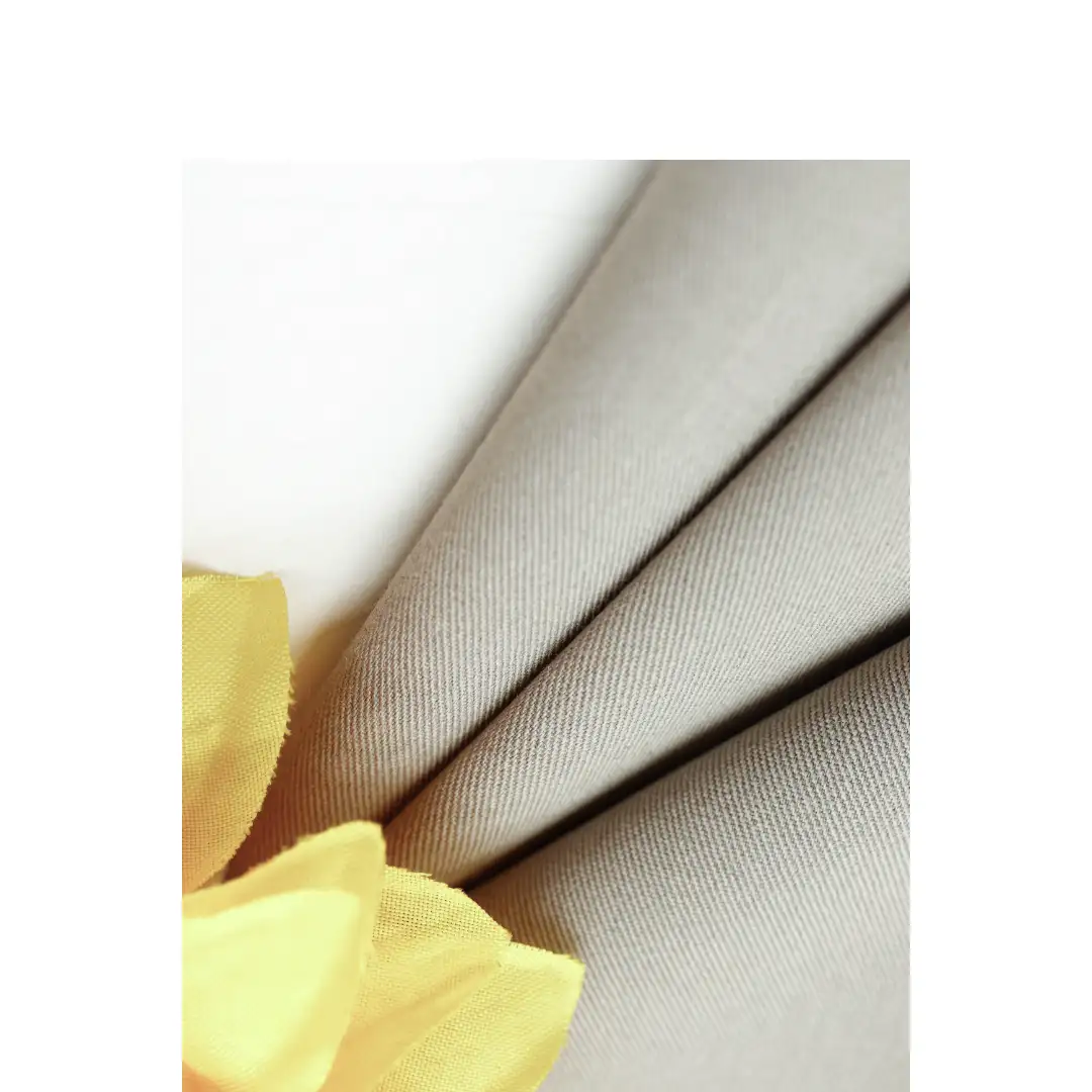 China Fabric for Blazer,Suit Polyester/Rayon Twill Woven Blended Fabric Polyester Rayon Spandex Khaki color buy from China wholesaler bulk order at wholesale price free worldwide shipping Alibaba