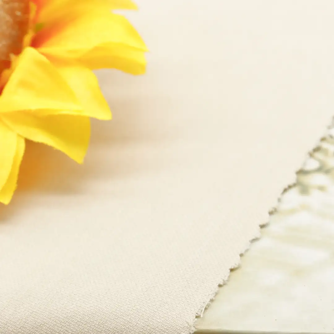 China Fabric for Blazer,Suit Twill Synthetic Woven Fabric Rayon Nylon Spandex Beige color buy from China wholesaler bulk order at wholesale price free worldwide shipping Alibaba