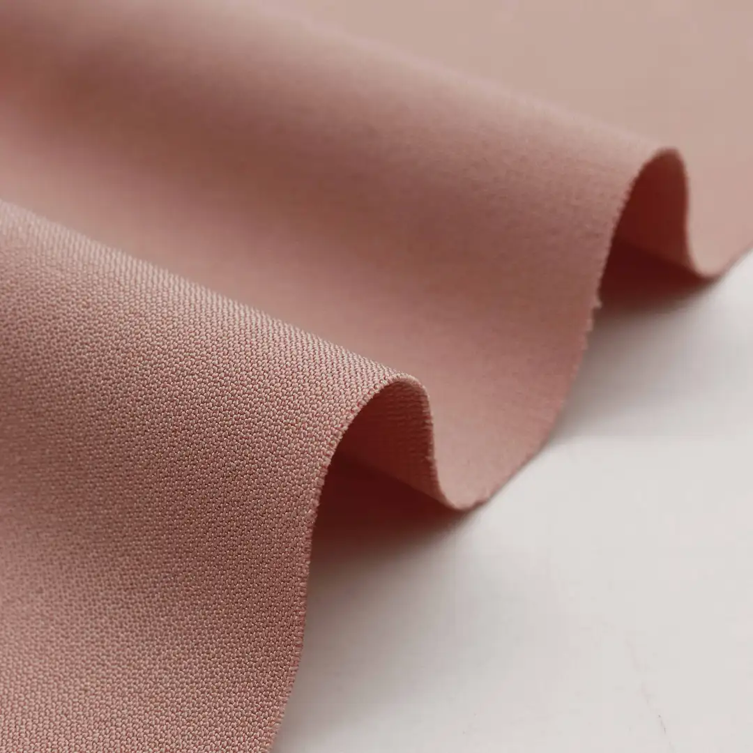 China Fabric for Blazer Cotton Plain Natural Woven Fabric Polyester Spandex pink color buy from China wholesaler bulk order at wholesale price free worldwide shipping Alibaba
