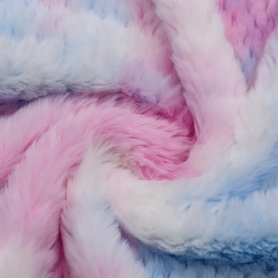 China Fabric for Crop Top Fake Fur Knit Fabric Polyester Colorful color buy from China wholesaler bulk order at wholesale price free worldwide shipping Alibaba