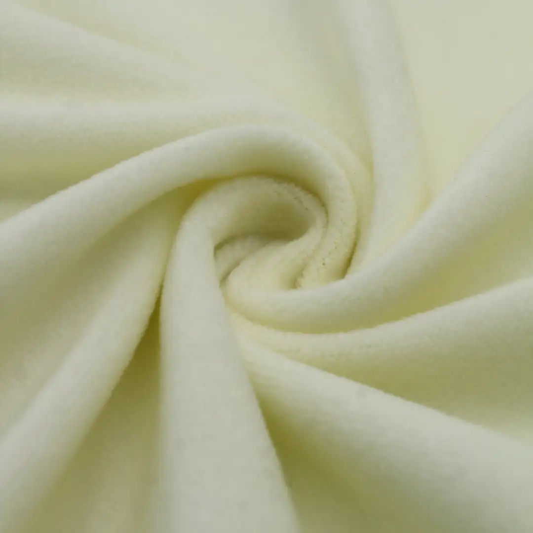 China Fabric for Loungewear Fleece Knit Fabric Polyester Light green color buy from China wholesaler bulk order at wholesale price free worldwide shipping Alibaba