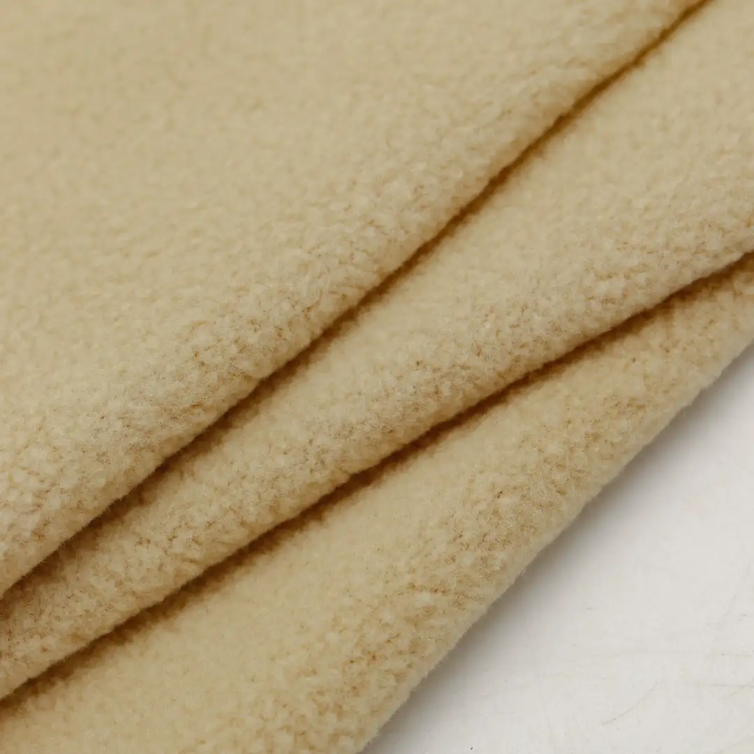 China Fabric for Jackets Polar Fleece Knit Fabric Polyester yellow color buy from China wholesaler bulk order at wholesale price free worldwide shipping Alibaba