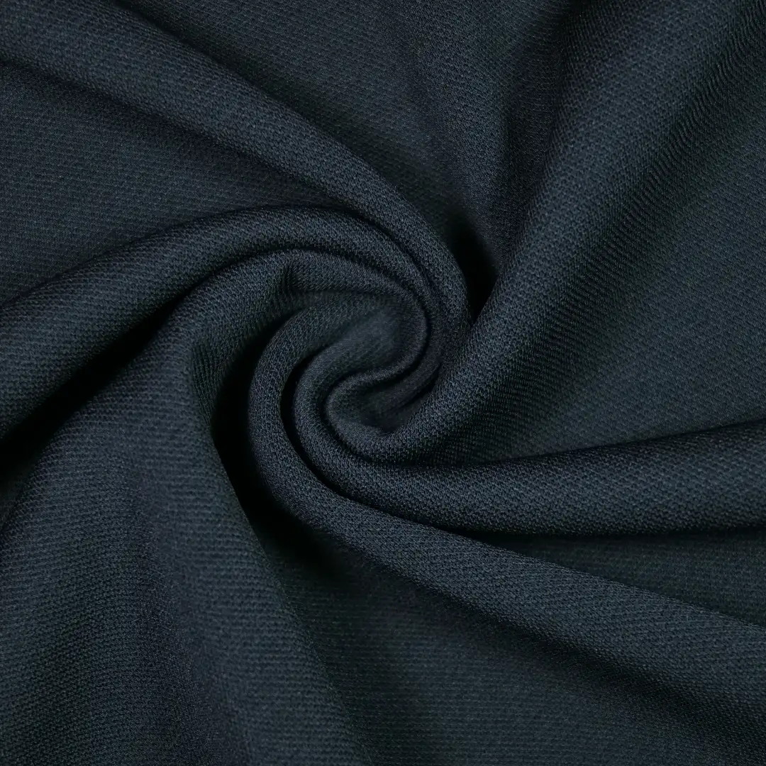 China Fabric for Pants,Hoodie Pique Knit Fabric Spandex Polyester Black color buy from China wholesaler bulk order at wholesale price free worldwide shipping Alibaba