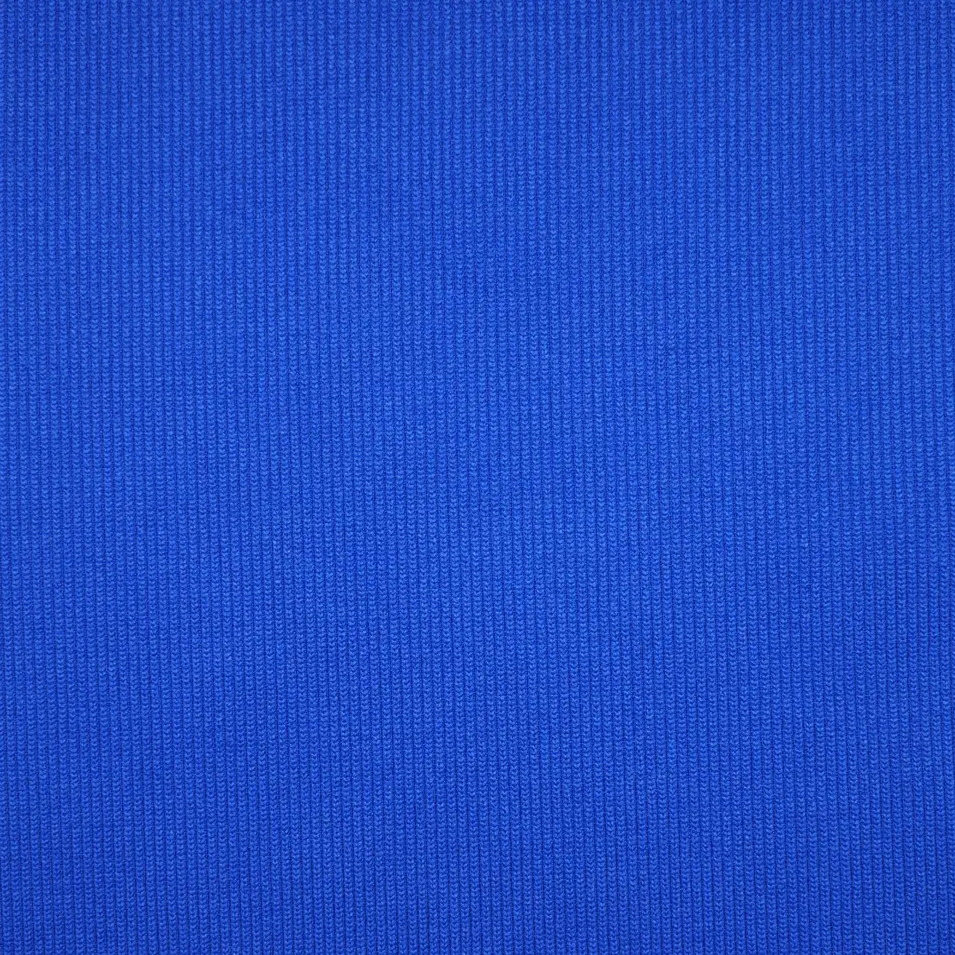 China Fabric for Pants,Hoodie Rib Knit Fabric Polyester Spandex Cotton Blue color buy from China wholesaler bulk order at wholesale price free worldwide shipping Alibaba