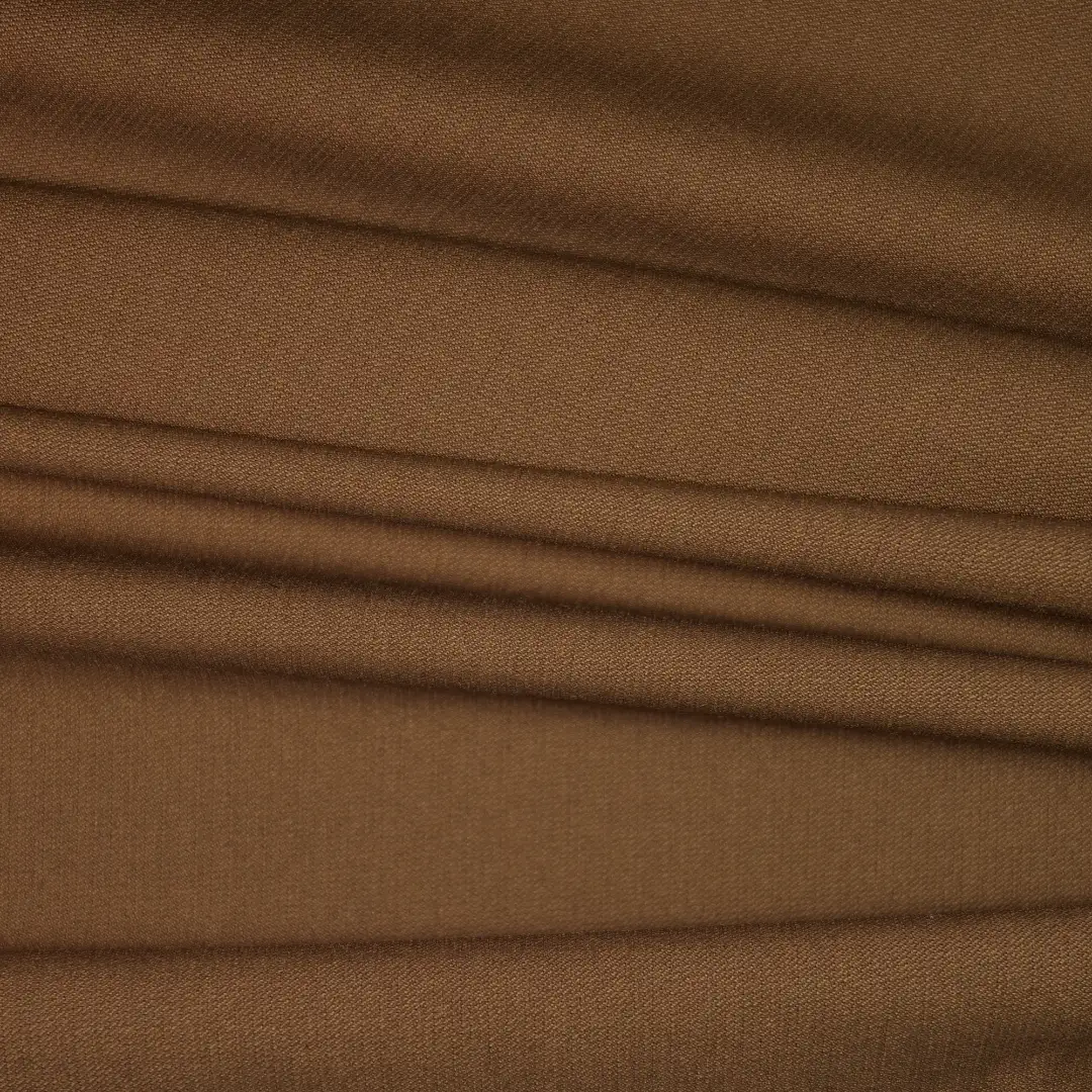 China Fabric for Pants,Jackets,Trench Coat Polyester/Rayon Plain Woven Blended Fabric Polyester Rayon Spandex Brown color buy from China wholesaler bulk order at wholesale price free worldwide shipping Alibaba