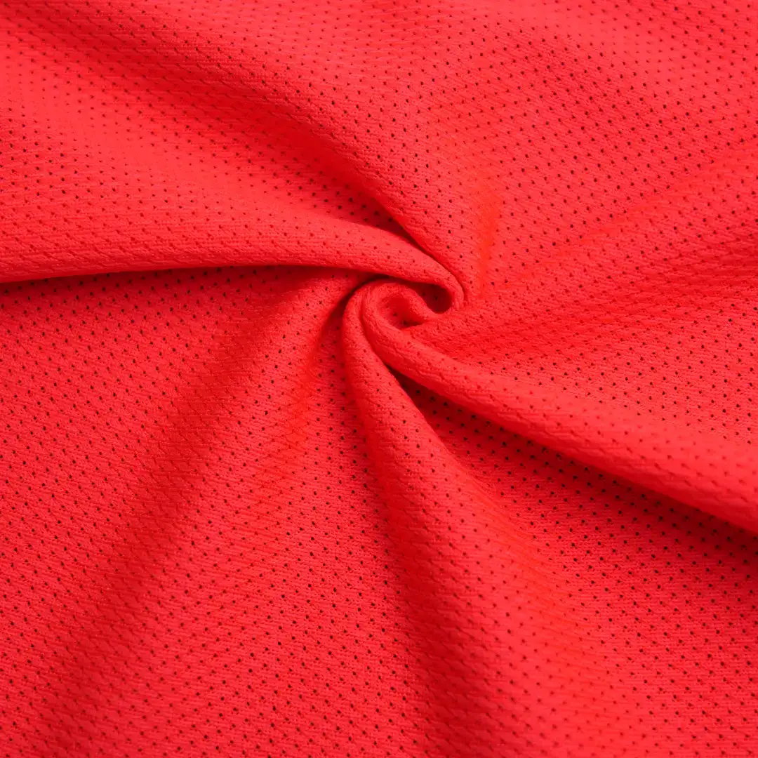 China Fabric for T-Shirt,Polo Shirt,Yoga Clothes,T-shirt ,Polo T-shirt  Mesh Knit Fabric Polyester Neon-pink color buy from China wholesaler bulk order at wholesale price free worldwide shipping Alibaba