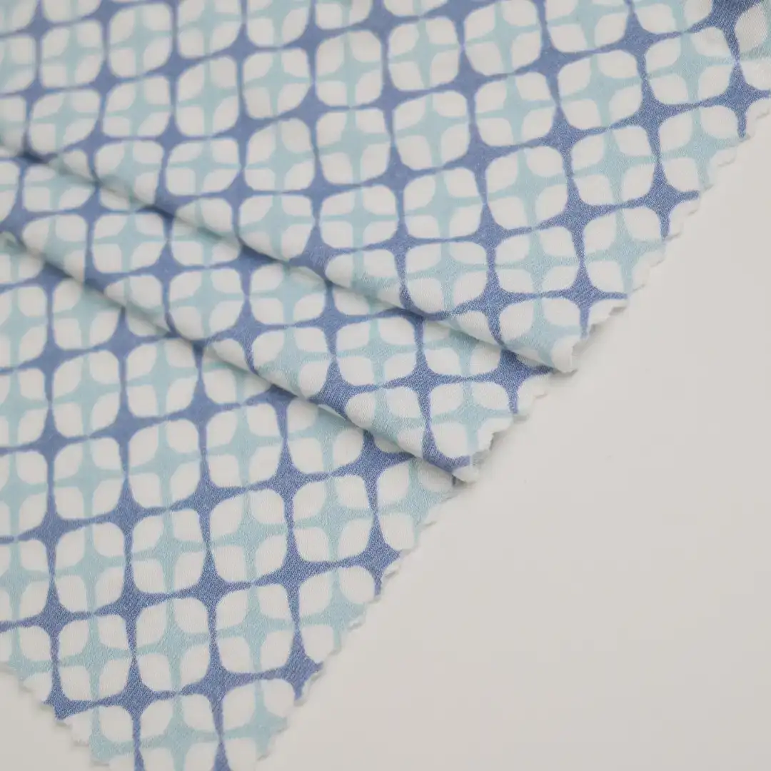China Fabric for T-Shirt,Polo Shirt,Loungewear Single Jersey Knit Fabric Rayon Elastane Print color buy from China wholesaler bulk order at wholesale price free worldwide shipping Alibaba