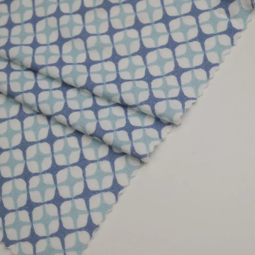 China Fabric for T-Shirt,Polo Shirt,Loungewear Single Jersey Knit Fabric Rayon Elastane Print color buy from China wholesaler bulk order at wholesale price free worldwide shipping Alibaba