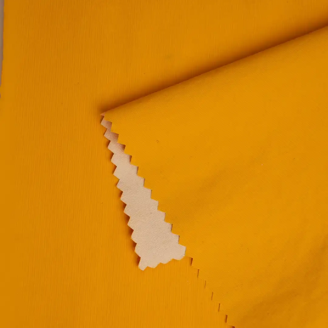 China Fabric for Down Jacket,Rain Coat,Ski Suits Nylon Taslon Synthetic Woven Fabric Nylon Yellow color buy from China wholesaler bulk order at wholesale price free worldwide shipping Alibaba