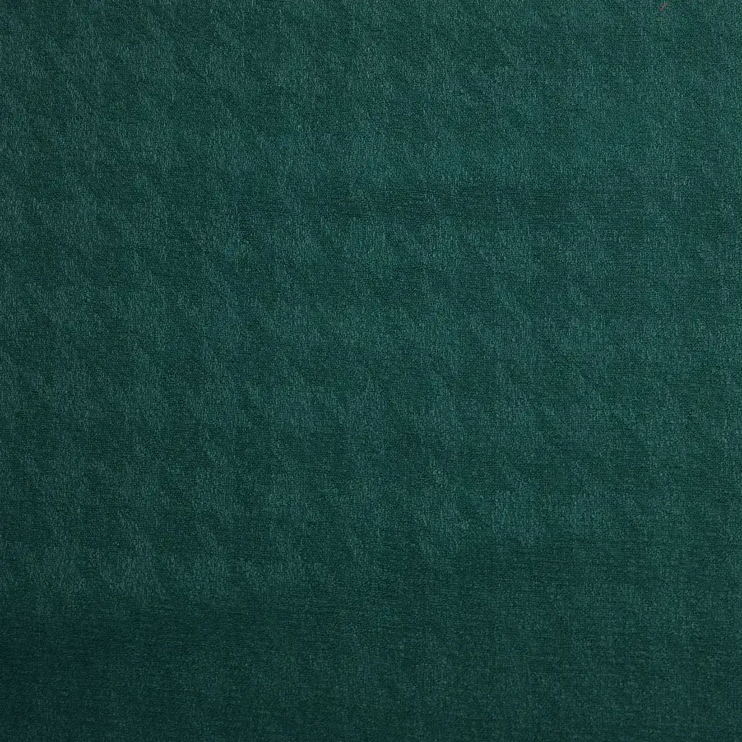 China Fabric for Shirt,Blouse,Skirt,Shirt Long Sleeve Button ,Over Shirt Rayon Crepe Natural Woven Fabric Rayon Polyester Solid-Dark Green color buy from China wholesaler bulk order at wholesale price free worldwide shipping Alibaba