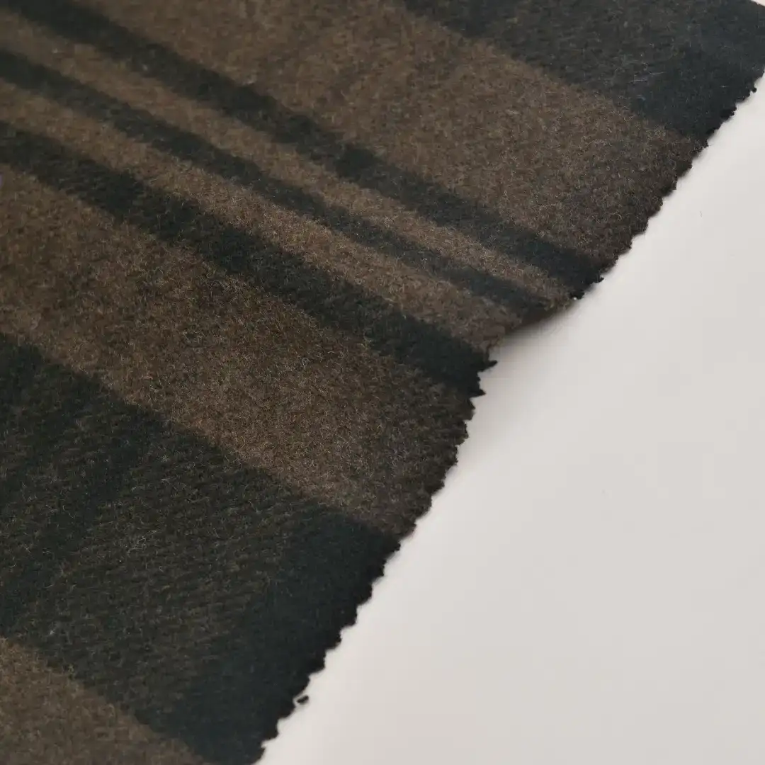 China Fabric for Trench Coat,Padded Jacket,Overcoat Knit Woolen Fabric Woolen Polyester Check color buy from China wholesaler bulk order at wholesale price free worldwide shipping Alibaba