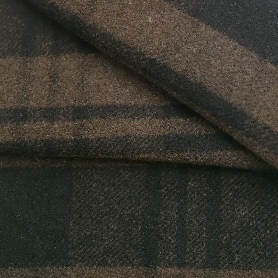 China Fabric for Trench Coat,Padded Jacket,Overcoat Knit Woolen Fabric Woolen Polyester Check color buy from China wholesaler bulk order at wholesale price free worldwide shipping Alibaba