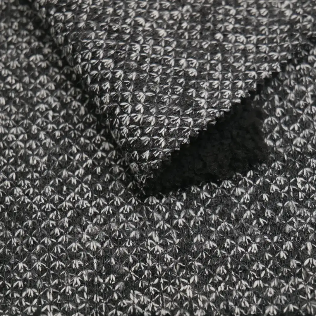 China Fabric for Hoodie,Open Cardigan  Fleece Knit Fabric Polyester Melange Color color buy from China wholesaler bulk order at wholesale price free worldwide shipping Alibaba