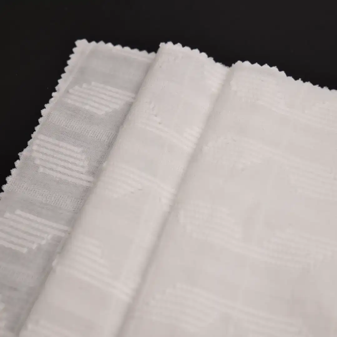 China Fabric for Shirt,Blouse,Skirt,Shirt Long Sleeve Button ,Shirt Half Sleeve Button ,Over Shirt Cotton Dobby Natural Woven Fabric Cotton White color buy from China wholesaler bulk order at wholesale price free worldwide shipping Alibaba