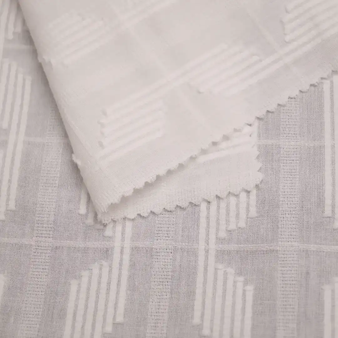 China Fabric for Shirt,Blouse,Skirt,Shirt Long Sleeve Button ,Shirt Half Sleeve Button ,Over Shirt Cotton Dobby Natural Woven Fabric Cotton White color buy from China wholesaler bulk order at wholesale price free worldwide shipping Alibaba