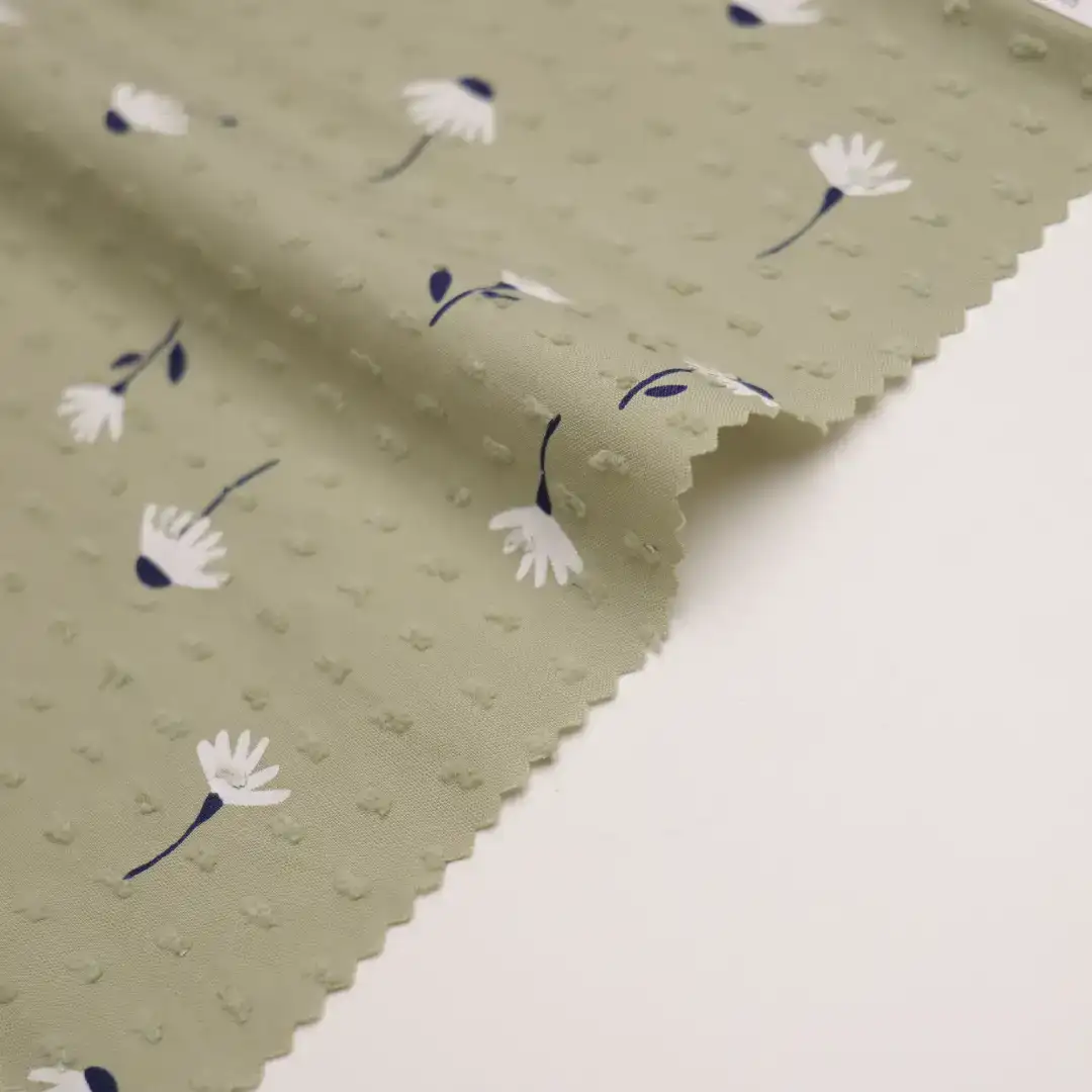 China Fabric for Blouse,Skirt,Shirt Long Sleeve Button ,Shirt Half Sleeve Button ,Over Shirt Cotton Dobby Natural Woven Fabric Cotton Print-Green color buy from China wholesaler bulk order at wholesale price free worldwide shipping Alibaba