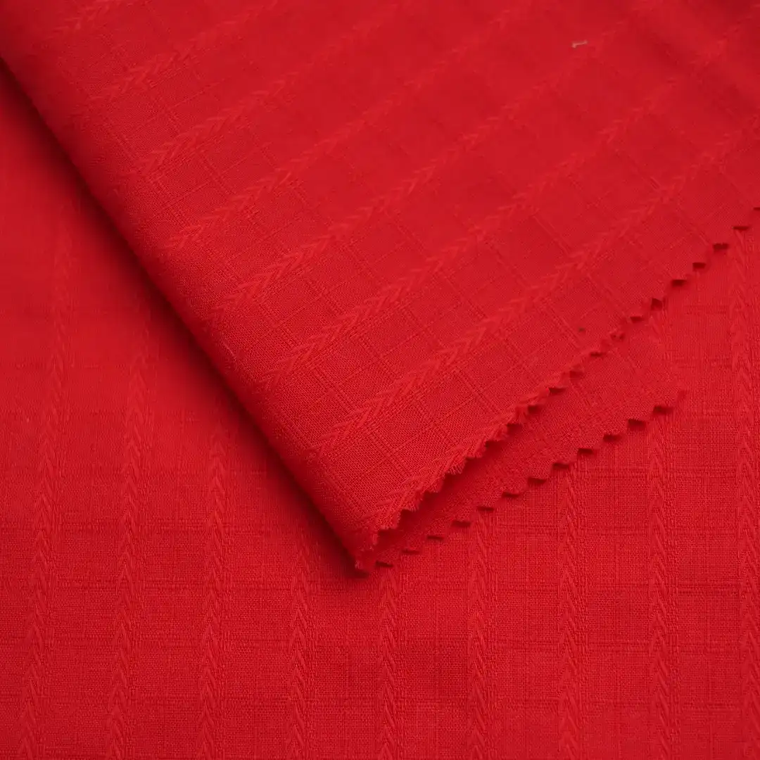 China Fabric for Blouse,Shirt Long Sleeve Button ,Over Shirt Cotton Twill Natural Woven Fabric Cotton Red color buy from China wholesaler bulk order at wholesale price free worldwide shipping Alibaba