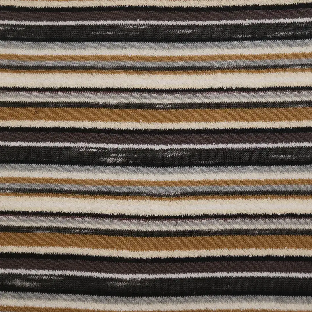 China Fabric for Ladies Vest ,Dresses (Pullover)  French Terry Knit Fabric Cotton Polyester Rayon Color Stripe color buy from China wholesaler bulk order at wholesale price free worldwide shipping Alibaba