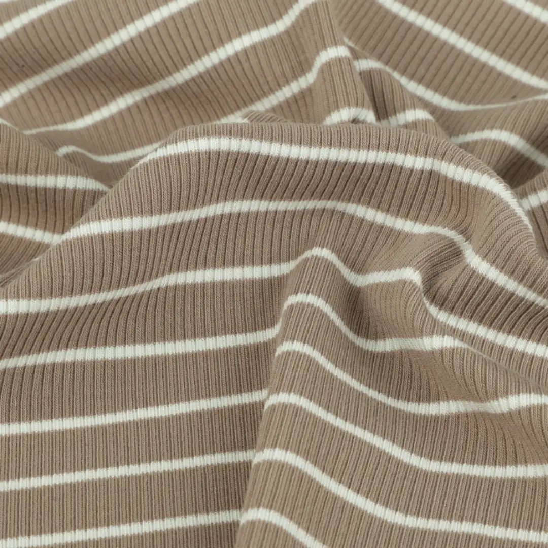 China Fabric for Polo Shirt,Hoodie Rib Knit Fabric Polyester Rayon Spandex LIGHT BROWN color buy from China wholesaler bulk order at wholesale price free worldwide shipping Alibaba