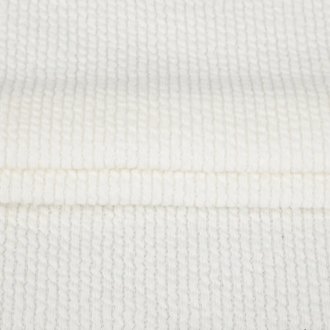 China Fabric for Shirt,T-Shirt,Polo Shirt Weft Jacquard Knit Fabric Cotton Polyester Spandex White color buy from China wholesaler bulk order at wholesale price free worldwide shipping Alibaba