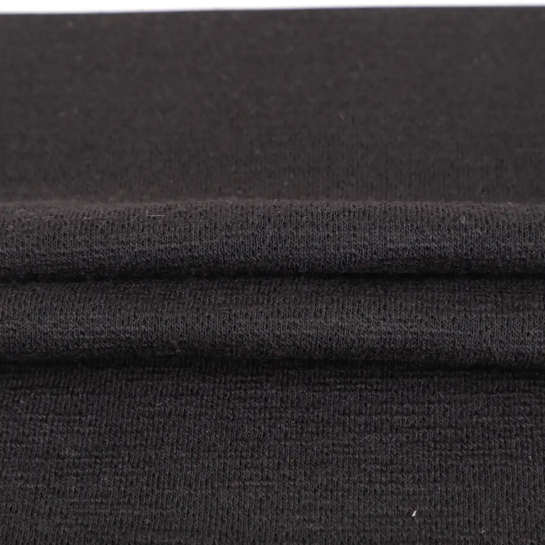 China Fabric for T-Shirt,Hoodie Interlock Knit Fabric Polyester Cotton BLACK color buy from China wholesaler bulk order at wholesale price free worldwide shipping Alibaba