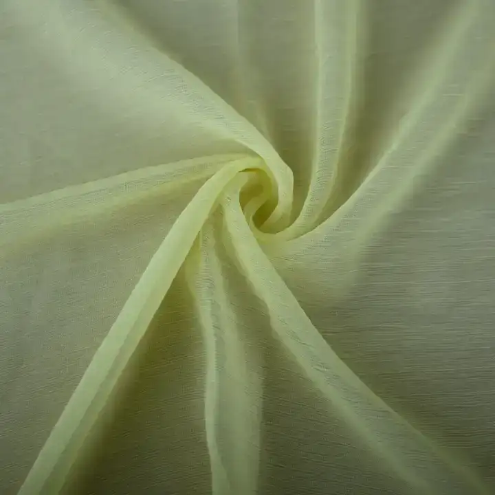 India Fabric for Blouse,Crop Top,Skirt Polyester chiffon Synthetic Woven Fabric Polyester YELLOW color buy from India wholesaler bulk order at wholesale price free worldwide shipping Alibaba