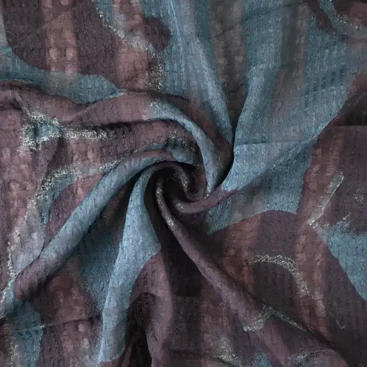 India Fabric for Blouse Polyester Dobby Synthetic Woven Fabric Polyester Printed color buy from India wholesaler bulk order at wholesale price free worldwide shipping Alibaba