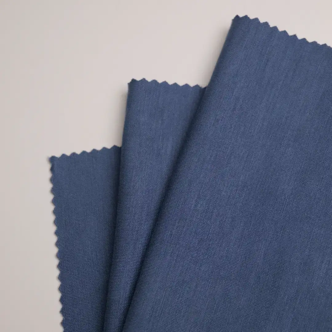 China Fabric for Hoodie,Yoga Clothes,Ladies Vest ,T-shirt ,Sweatshirt,Sports Bras Single Jersey Knit Fabric Modal Polyester Spandex Blue color buy from China wholesaler bulk order at wholesale price free worldwide shipping Alibaba
