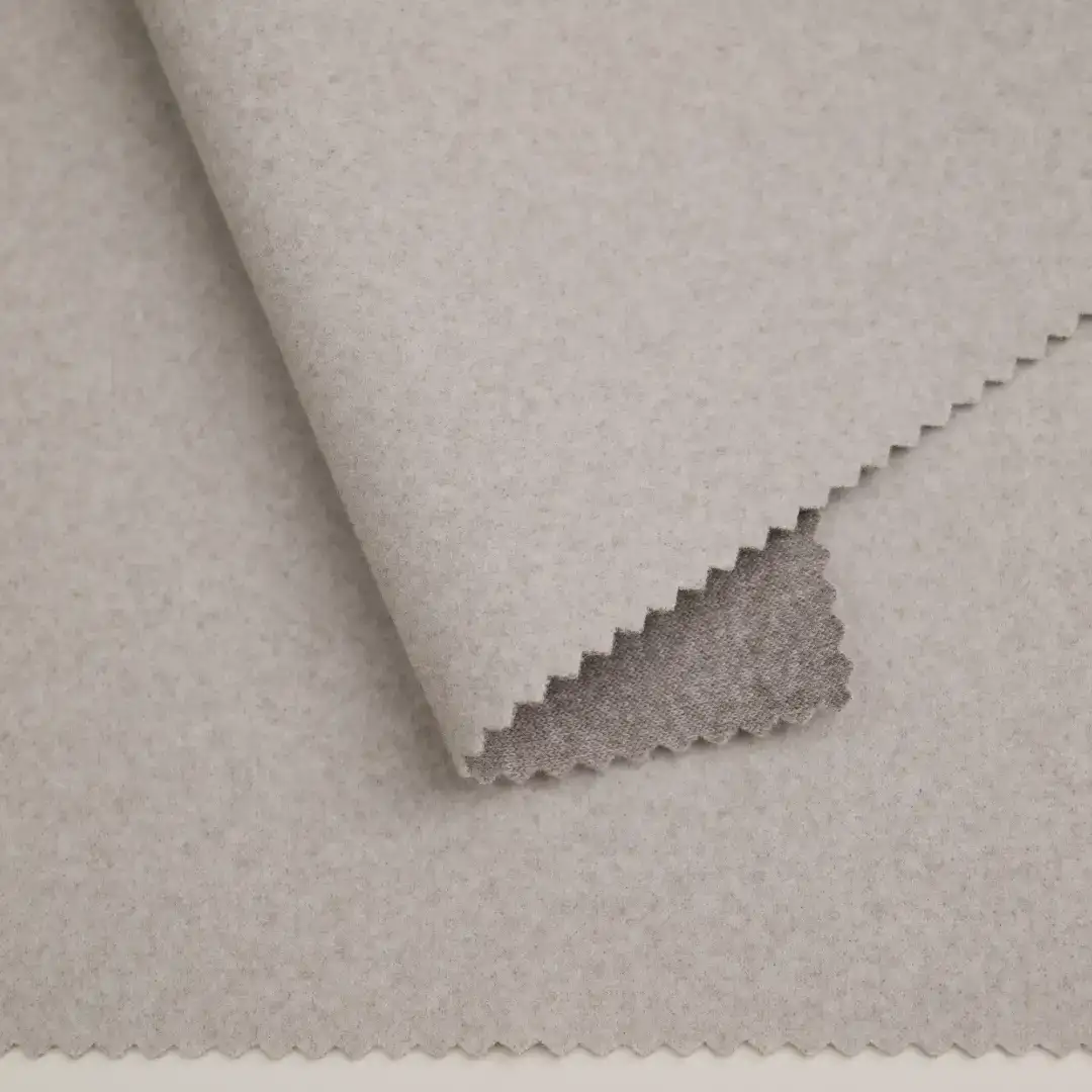 China Fabric for Trench Coat,Overcoat Fleece Knit Fabric Polyester Melange Color color buy from China wholesaler bulk order at wholesale price free worldwide shipping Alibaba