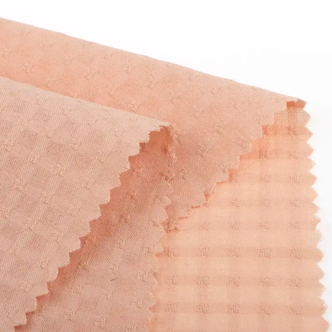 China Fabric for Shirt,Skirt Cotton YD Jacquard Natural Woven Fabric Cotton Solid color buy from China wholesaler bulk order at wholesale price free worldwide shipping Alibaba