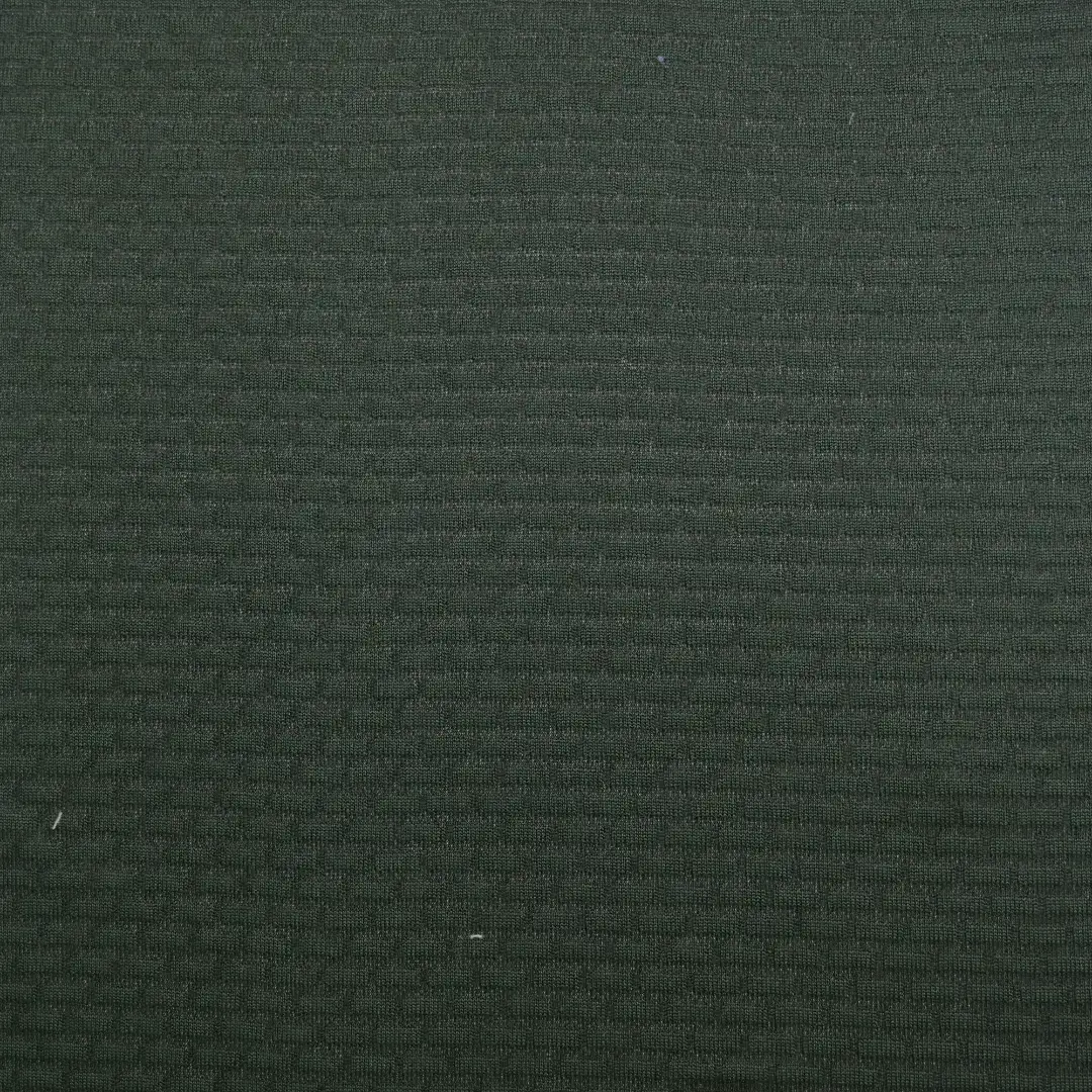 China Fabric for T-Shirt,Polo Shirt,T-shirt ,Polo T-shirt  Weft Jacquard Knit Fabric Polyester Green/Black color buy from China wholesaler bulk order at wholesale price free worldwide shipping Alibaba