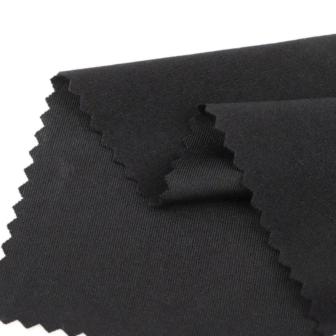China Fabric for T-Shirt,Polo Shirt Single Jersey Knit Fabric Polyester Spandex Black color buy from China wholesaler bulk order at wholesale price free worldwide shipping Alibaba
