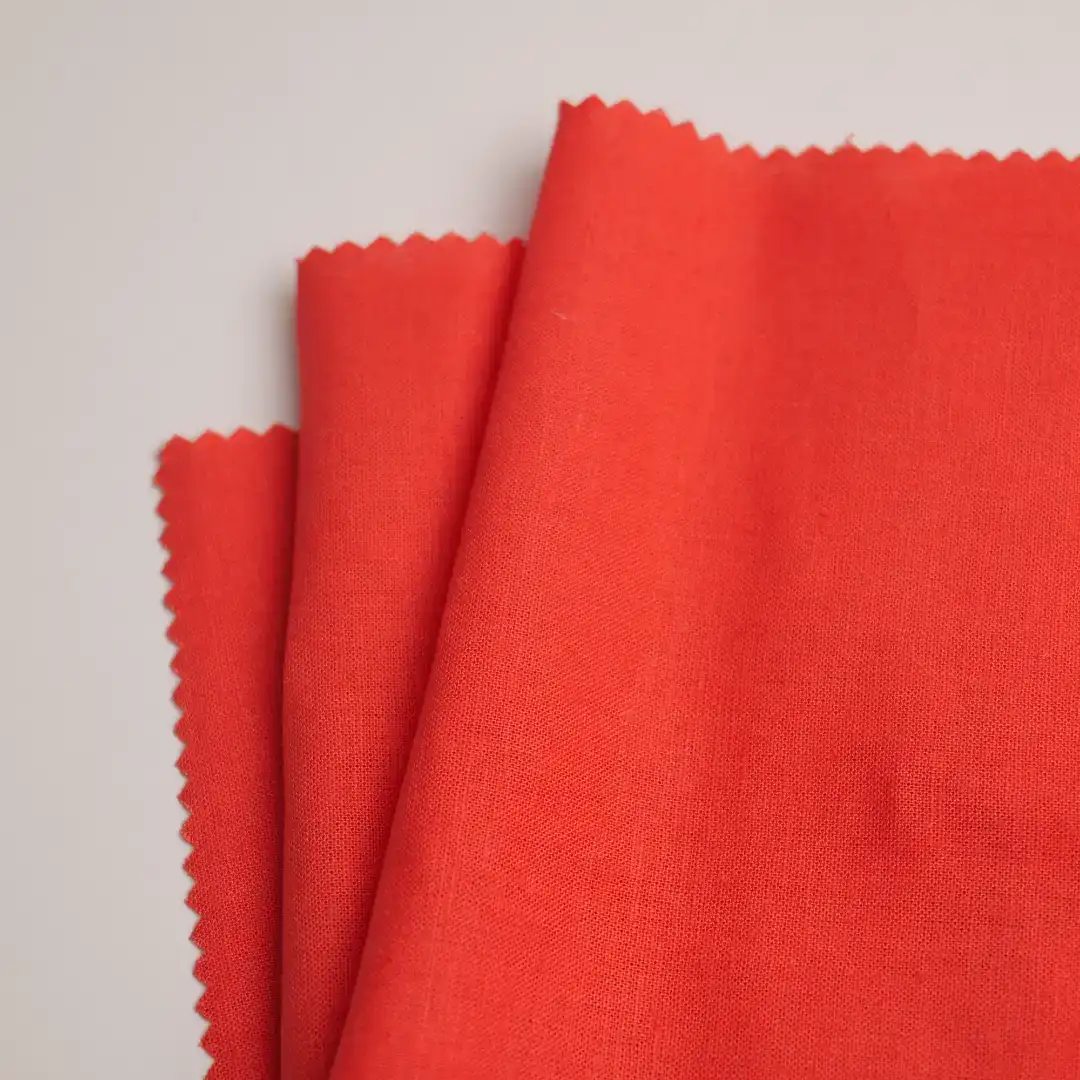 China Fabric for Blouse,Shirt Long Sleeve Button ,Over Shirt Linen/Rayon YD Plain Natural Woven Fabric Rayon Linen Orange color buy from China wholesaler bulk order at wholesale price free worldwide shipping Alibaba