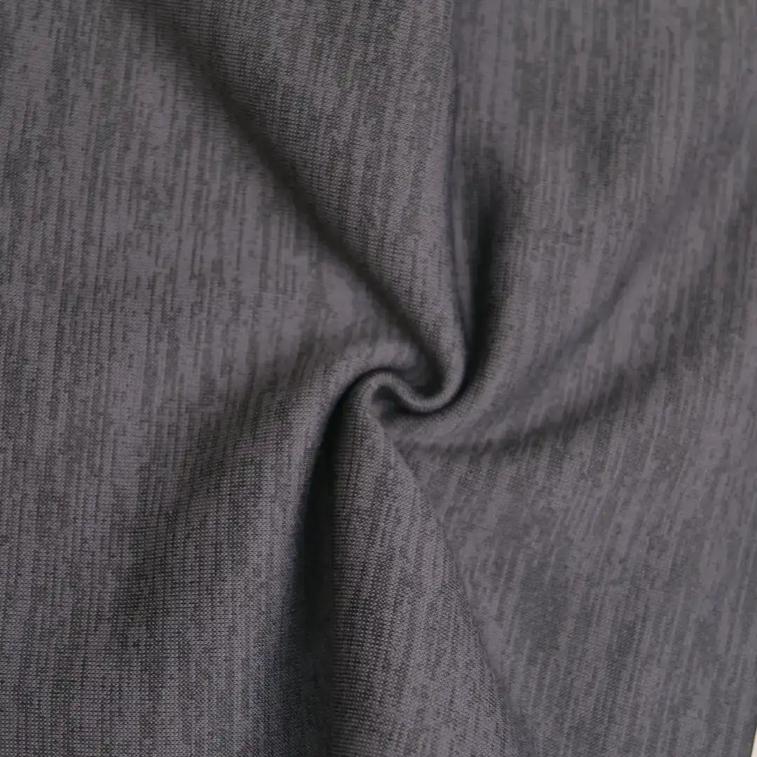 China Fabric for Jackets,Hoodie Single Jersey Knit Fabric Polyester Spandex Melange color buy from China wholesaler bulk order at wholesale price free worldwide shipping Alibaba