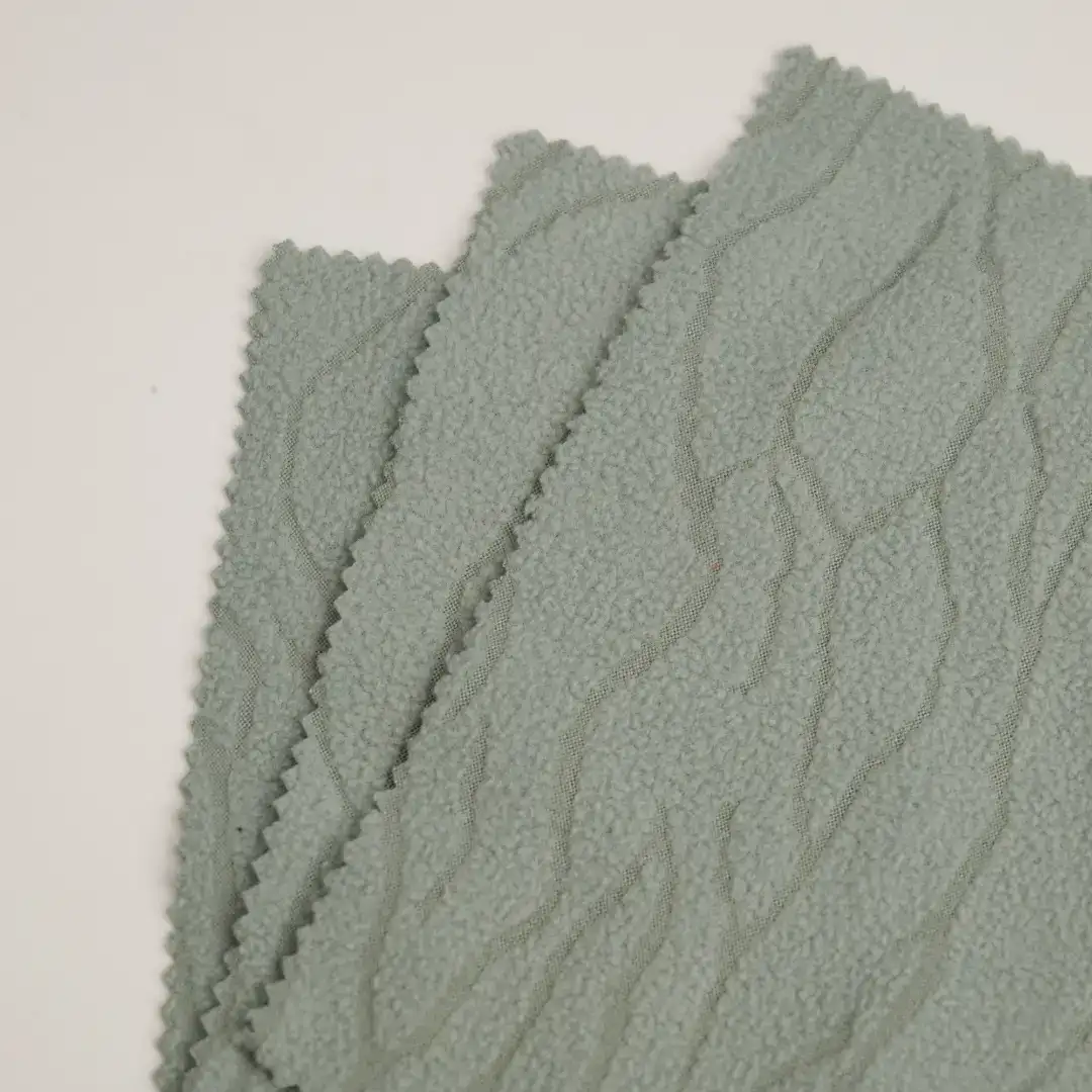 China Fabric for Padded Jacket,Bomber jacket Polar Fleece Knit Fabric Polyester Green color buy from China wholesaler bulk order at wholesale price free worldwide shipping Alibaba