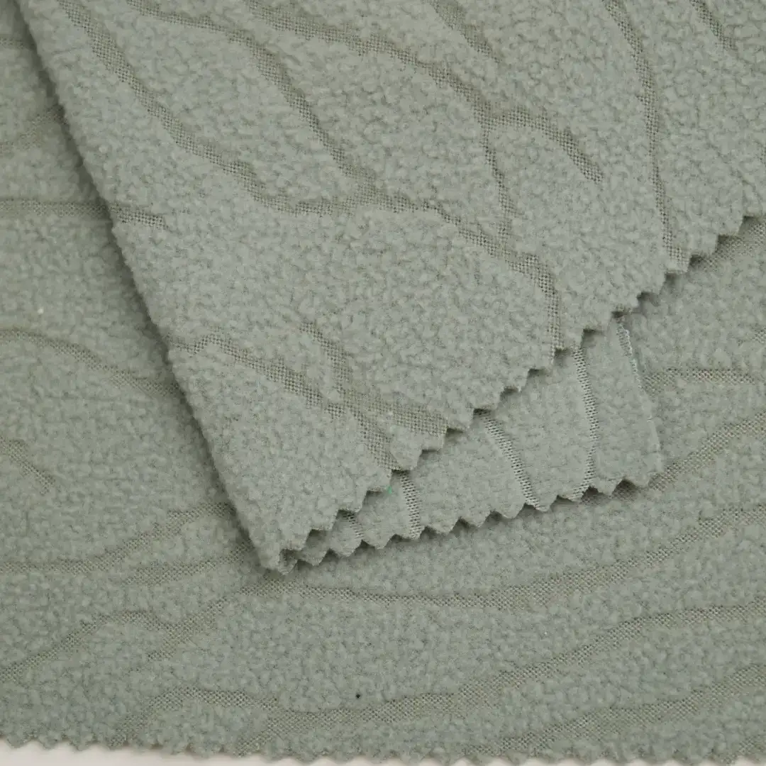 China Fabric for Padded Jacket,Bomber jacket Polar Fleece Knit Fabric Polyester Green color buy from China wholesaler bulk order at wholesale price free worldwide shipping Alibaba